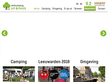 Tablet Screenshot of minicampinguitenthuis.nl